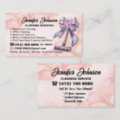 Vacuüm Visitekaartje Schoonmaakster (Voorkant / Achterkant)