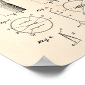 Vacuümbuis 1927 oude kunstpoep poster (Hoek)