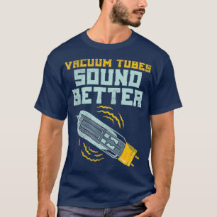 Vacuümbuisjes voor geluidsverbetering gitaarverst t-shirt