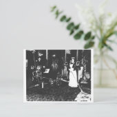 Vacuümreiniger op het werk briefkaart (Staand voorkant)