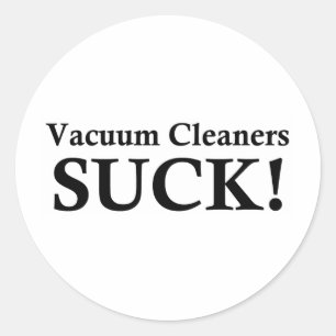 VACUUUUUMCLEANERS SUCCES RONDE STICKER