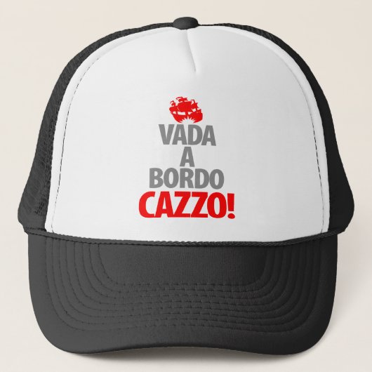 Vada A Bordo CAZZA Trucker Pet (Voorkant)