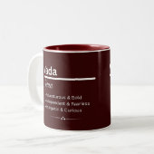 Vada Personalized Name Coffee Mug (Devant gauche)