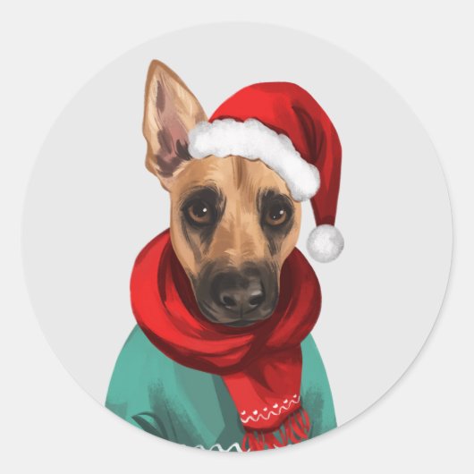 Vaden Jones Kerst Kaart Envelop Seal Stickers (Voorkant)