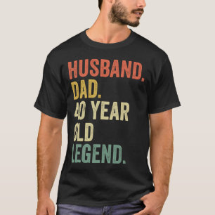 vader 40 jaar oude grappige Birthday Gift T-shirt