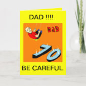 VADER 70E VERJAARDAG KAART (Voorkant)