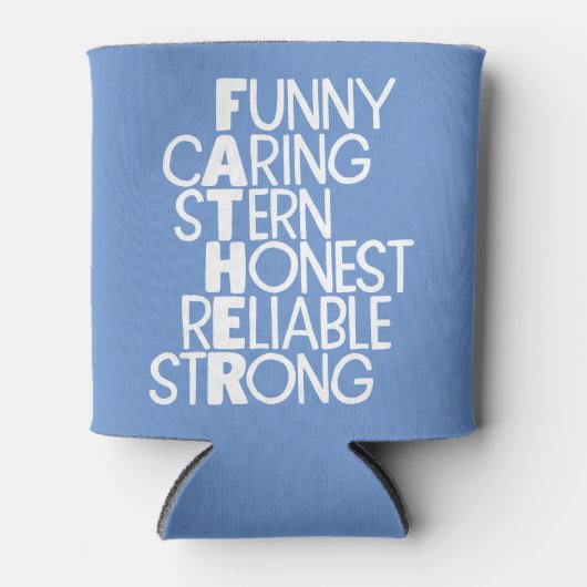 Vader Attributes Crossword Art Blikjeskoeler (Voorkant)