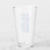 Vader Attributes Crossword Art Glas (Achterkant)