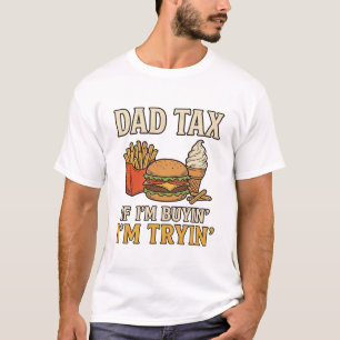 Vader Belasting Grappig Fast Food Vader Citaat Vec T-shirt