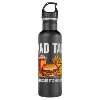 vader belasting Grappige vaders dag vader belasti Waterfles