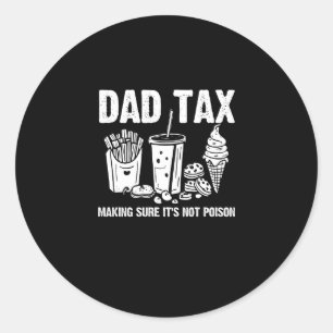 Vader Belastingdienst zorgt ervoor dat het geen ve Ronde Sticker