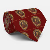 Vader Benjamin Franklin Portrait Stropdas (Opgerold)