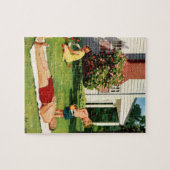 Vader bezoedelen legpuzzel (Horizontaal)