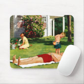 Vader bezoedelen muismat (Met muis)