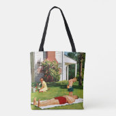 Vader bezoedelen tote bag (Achterkant)