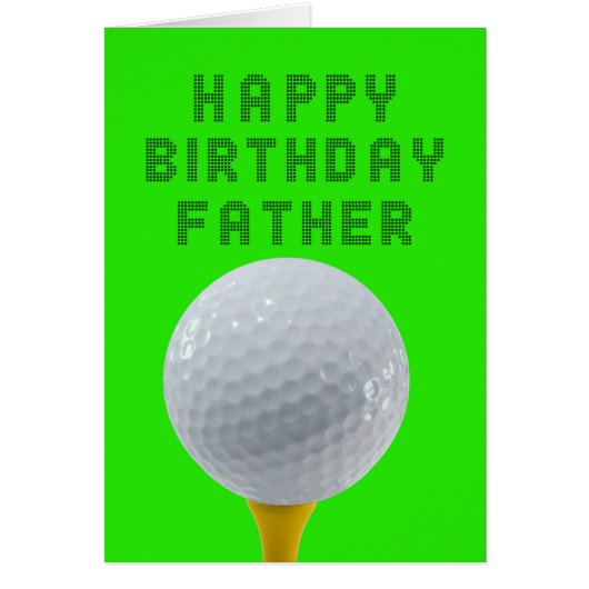 Vader Birthday Golf (Voorkant)