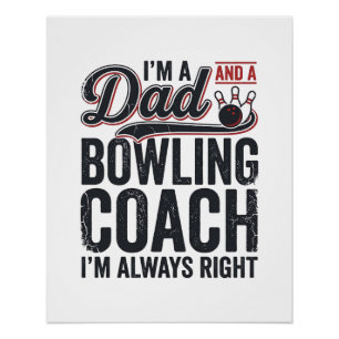 Vader Bowling Coach Altijd Gelijk Vintage Shirt On Perfect Poster