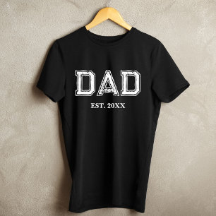 Vader Citaat Vintage Sportief Typografie Vaderdag T-shirt
