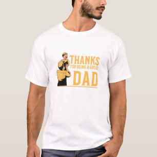 Vader-dag, Bedankt voor een geweldige vader T-shirt
