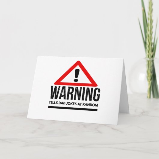 Vader dag geschenken van vrouw kaart (Voorkant)