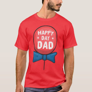Vader dag sticker vrienden t-shirt