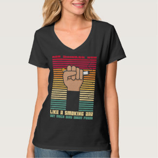 Vader dat niet roker is als een rokende vader veel t-shirt