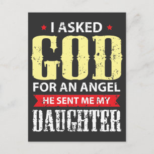 Vader Daughter Angel - Family Love Briefkaart