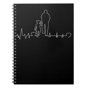 Vader Daughter Heartbeat Pap Child Bond Notitieboek