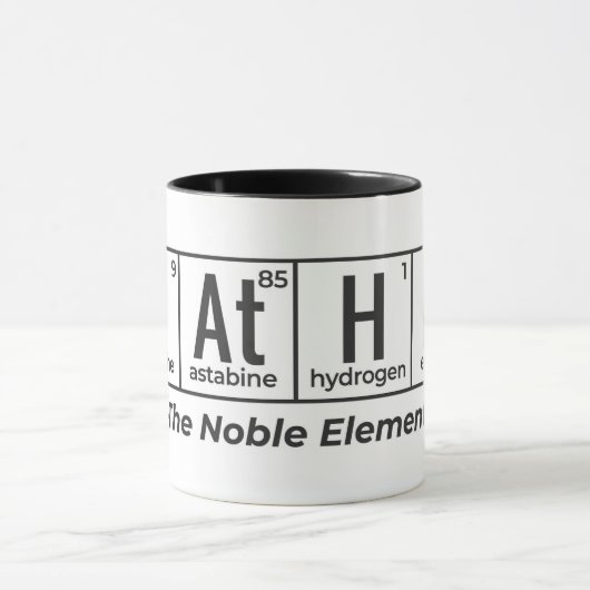 Vader de Noble Element Fathers Day Science Geek Mok (Midden)