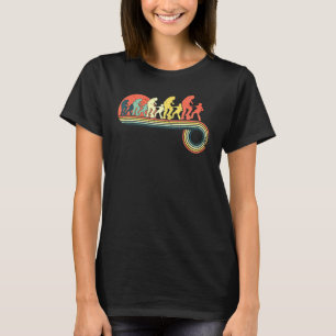 Vader die voetbal speelt met Son Love Retro T-shirt