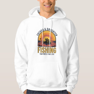 Vader Dochter Vissen Partners voor het Leven T-shi Hoodie