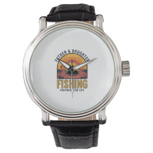 Vader Dochter Vissen Partners voor het Leven T-shi Horloge