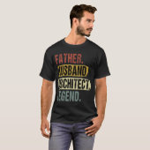 Vader Echtgenarchitect Legend Architect Pap T-shirt (Voorkant volledig)