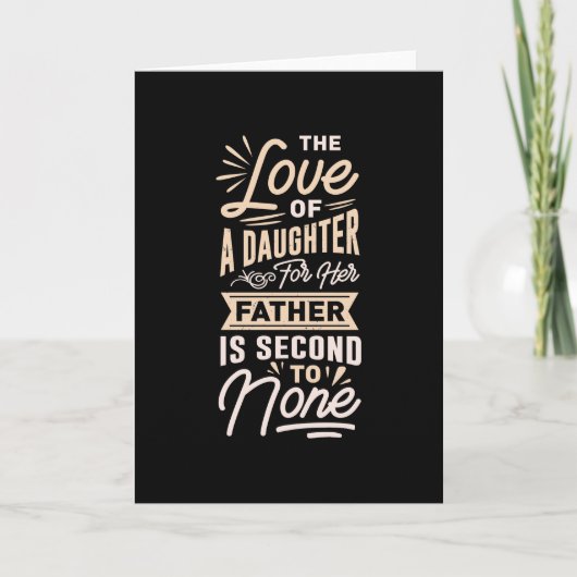 Vader en dochter beste papa, Fathers Day Kaart (Voorkant)