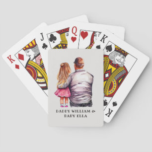 Vader en dochter Bond (10) Pokerkaarten