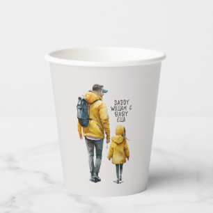 Vader en dochter Bond (3) Papieren Bekers