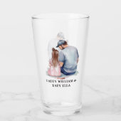 Vader en dochter Bond (7) Glas (Achterkant)