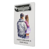 Vader en dochter Bond (9) Mini Klembord (Angled2)