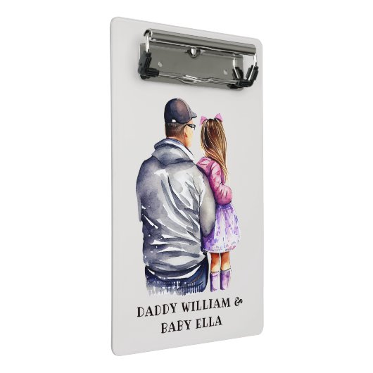 Vader en dochter Bond (9) Mini Klembord (Schuin)