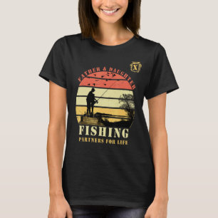 Vader en dochter vissen levenslange partners Mono T-shirt