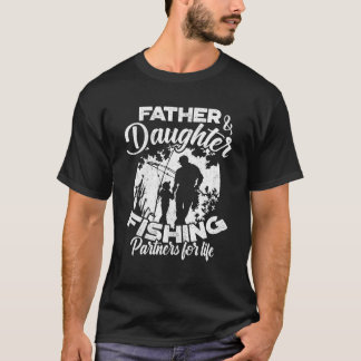 Vader en dochter Vist partners voor het leven T-shirt