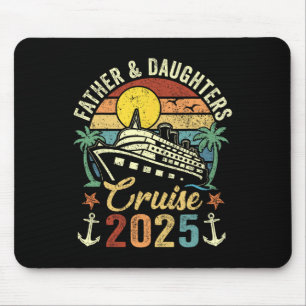 Vader en dochters cruise 2025 gezinsreis vakantie muismat