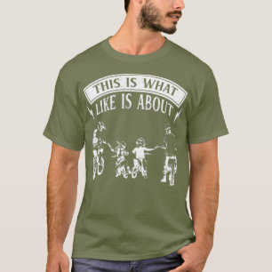 Vader en Kinder Dirt Bike En Motorcross Gift T-shirt