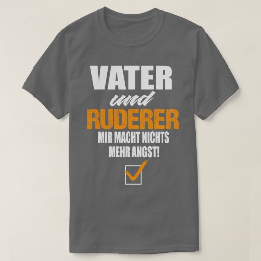 Vader en roer t-shirt (Design voorkant)