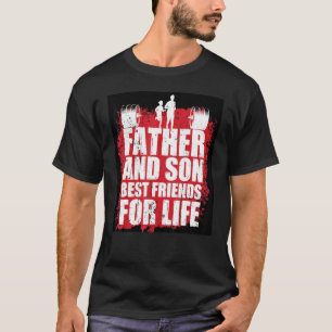 Vader En Zoon Beste Vrienden Grafische Nieuwigheid T-shirt