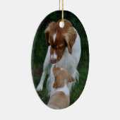 Vader- en Zoon-Brittany-versiering Keramisch Ornament (Rechts)