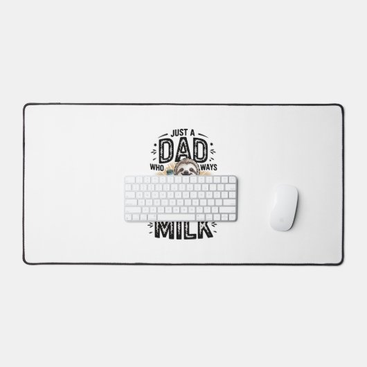 Vader en zoon met melkluiaard Grafisch Ontwerp-01 Bureaumat (Keyboard & Muis)