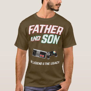 Vader en zoon passen bij gamer video gaming F T-shirt