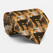  vader en zoon portret van Mary Cassatt Stropdas (Opgerold)