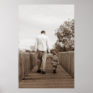 Vader en zoon poster